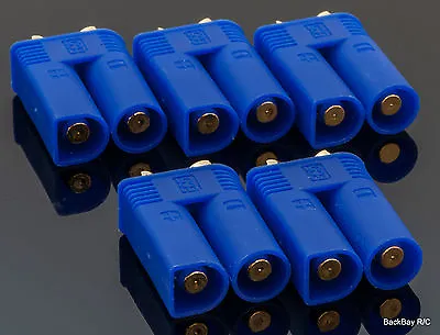5 Pack: EC5 Male / 5MM Bullet Connectors Pre-Installed In Plastic Housing • $8.49