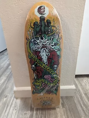 Santa Cruz Jason Jessee Neptune Skateboard Deck Signed  • $205.50