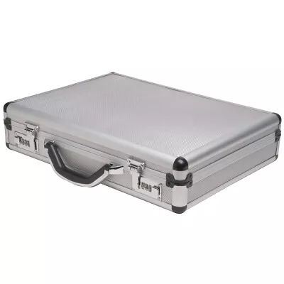 RoadPro SPC-931R 17.5 Inch X 4 Inch X 13 Inch Silver Aluminum Briefcase  - Solid • $47.99