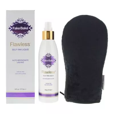 Fake Bake Flawless Self-Tan Liquid 177ml And Application Mitt • £20.96