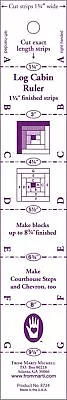 Marti Michell Log Cabin Ruler 10 X10  Square • $14.98