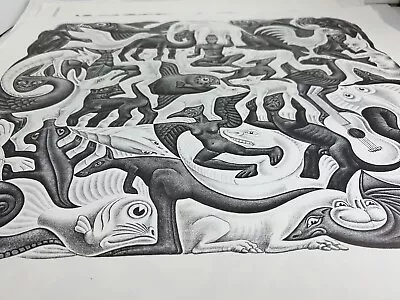 Vintage M.C. Escher Vlakvulling II Mosaic Poster • $28