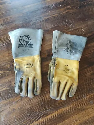 $15 • Buy Revco Black Stallion 850 Elkskin Stick Gloves W/Nomex Lined Back Size Large