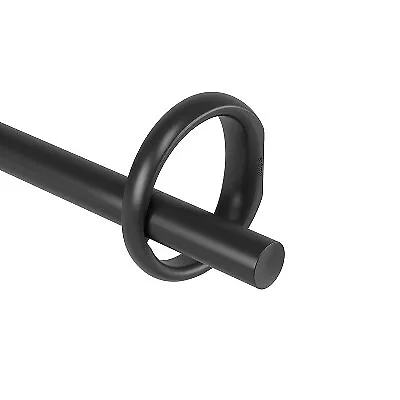 42 -120  Umbra Ringlet Curtain Rod Matte Black • $36.99