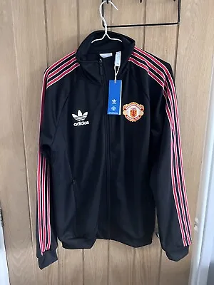 Adidas Originals Manchester United Track Top Mens - Small - New With Tags • £49.99