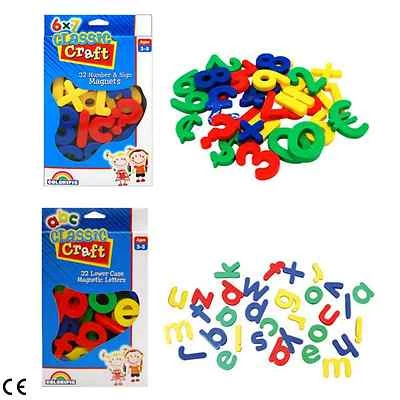 £5.99 • Buy Colourific Classic Craft Magnetic Numbers & Sign Or Lower Case Letters Ages 2-8