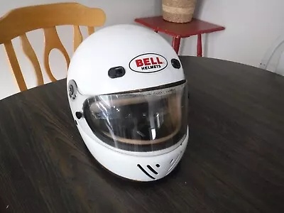 Vintage 1970's Bell Star Full Face Ama Pro Racing Helmet Size 7 1/4 L@@k • $99.99