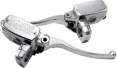 US Chrome Brake Master Cylinder Clutch Levers For Suzuki Intruder 800 1400 1500 • $34.99