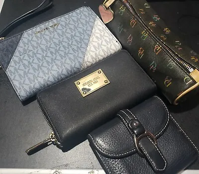 Michael Kors / Dooney & Bourke Wallet Case Lot Of 4 • $199.95