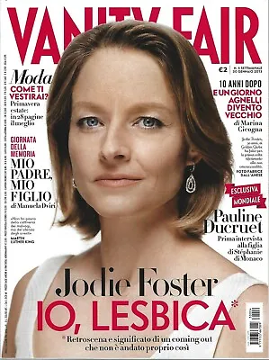 Jodie Foster Vanity Fair Magazine Italia Italy 1/30/13 • $29.99