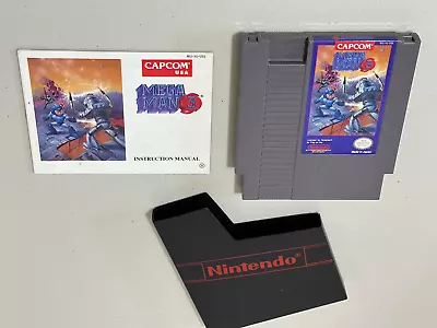 Mega Man 3 W/Booklet & Case (Nintendo NES) Authentic Tested • $59.95