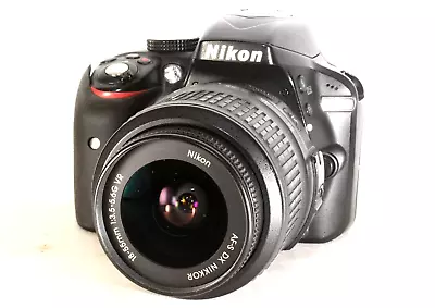 Nikon D3300 Digital SLR Camera W/AF-S NIKKOR 18-55mm F/3.5-5.6G DX VR Lens • $399