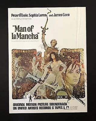 Man Of La Mancha Sophia Loren 1972 Short Print Poster Type Ad Promo Advert • $7.99