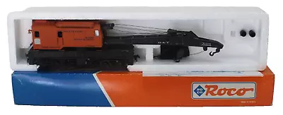 Roco 635-48680 HO 200 Ton Crane Car MOW X-100 Orange Custom Decorated Boxed • $19.99