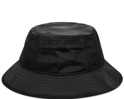 Cp Company Chrome R Bucket Hat Black Medium 100% Authentic Brand New • £65