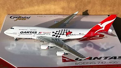 Qantas Boeing 747-400 VH-OEB Grand Prix 2011 Gemini Jets GJQFA1058 1:400 RARE • $85.95