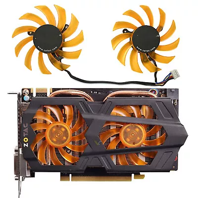 2PCS Graphics Card Cooling Fan For ZOTAC GTX650ti Boost 2GB Extreme Edition HA • $14.33