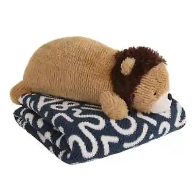 2 PCS Soft Plush Cuddly LION Design Plush Toy And Sherpa Reverse Blanket Set NEW • £24.94