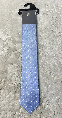 M&S Men's Light Blue Ties 100% Silk  • £10