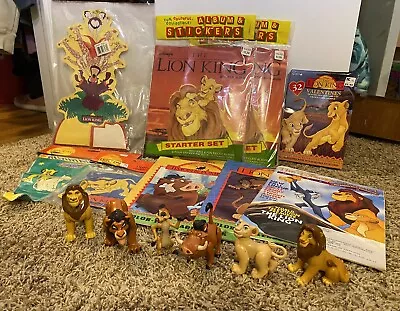 Vintage Lion King Party Decorations And Coloring Books • $50