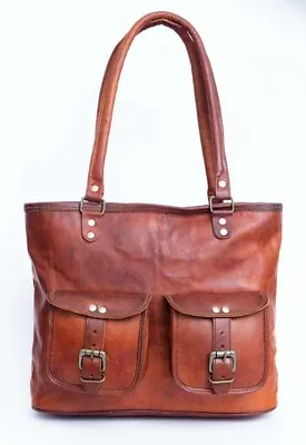 Women's Genuine Leather Handmade Brown New Vintage Handbag • $80