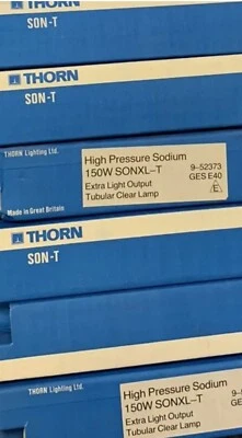 £8 • Buy New! Rare Thorn 9-52373 150W Watt Sodium SONXL-T Floodlight Grow Bulb Lamp