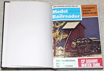 1973 Kalmbach  Bound Volume #40 Model Railroader Magazine • $12.95