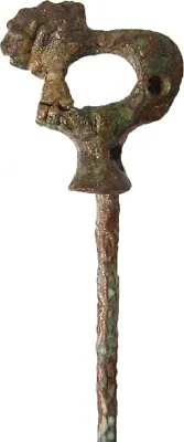 Roman Lion Clothes Needle Bronze Ornament Roman Rarity • £112.20