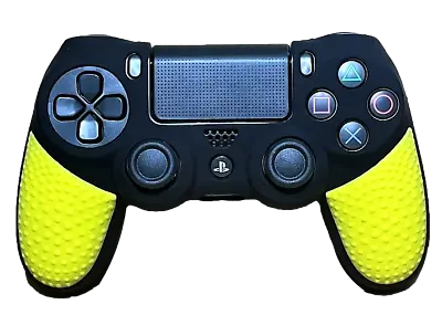 $9.90 • Buy Silicone Cover For PS4 Controller Case Skin - Black/Yellow