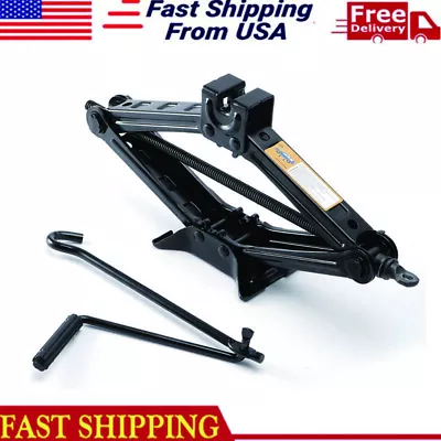 2 Ton Scissor Jack Handle Crank Tire Wheel Lug Wrench Jack Car Van Garage Tool • $16.91