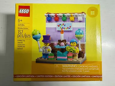 New Sealed Retired Limited Edition LEGO 40584 Birthday Diorama Set 157Pcs • $19.68