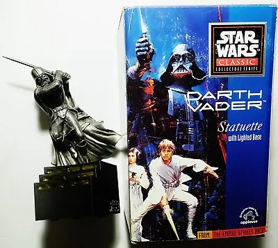 Star Wars Classics Collectors Series Darth Vader 10  Metal Statue 1995 Applause • £38.60