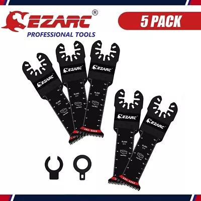 5 PACK EZARC Japanese Tooth Oscillating Saw Blades Arc Edge CRV Multitool Blades • $19.19