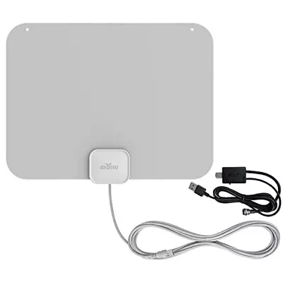 Leaf Amplified – Ultra-Thin Indoor TV Antenna 60-Mile Range Jolt Switch Amp... • $88.04