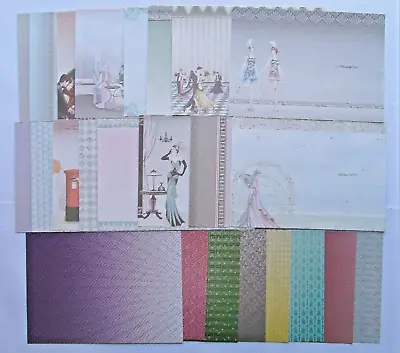 Rare Hunkydory 24 A4 Deco Shimmer Luxury Pearl Card Inserts & Paper P&P Discount • £3.49