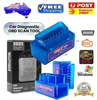 $12.49 • Buy OBD2 II Bluetooth Car Scanner Diagnostic Auto Scan Tool IOS Android Code Reader
