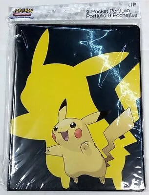 $14.20 • Buy NEW Ultra Pro POKEMON PIKACHU 9-Pocket Trading Card Portfolio Binder 15105-P