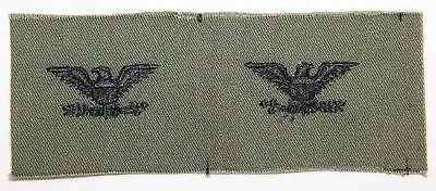 Original Vietnam Era Colonel Cloth Collar Insignia • $2.99