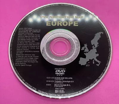 Lexus Dvd Rom 2004-05 Ver.1 Sat Nav Disc Satellite Navigation Europe Uk Ireland • £19.99