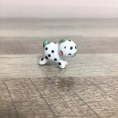 Vintage Puppy Dog Polka Dot Miniature Mini Made In Japan Figurine • $10