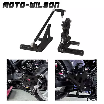 For BMW K100 K 100 Rear Set Motorcycle Footrest Footpeg Black • $311.93