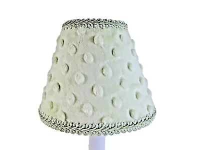Light Green Minky Chandelier Shade 5  Mini Lamp Sconce Shade Unisex Nursery • $5