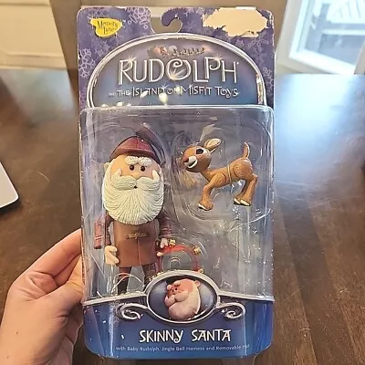 Rudolph Misfit Toys Skinny Santa Memory Lane Baby Reindeer Red Nosed Figure Set • $33.99