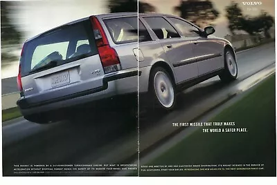 2000 Volvo V70  The First Missile That Truly Vintage Magazine Print Ad/Poster • $12.90