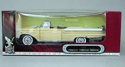 1:18 Yat Ming 1957 Mercury Turnpike Cruiser Convertible - Yellow • $29.95