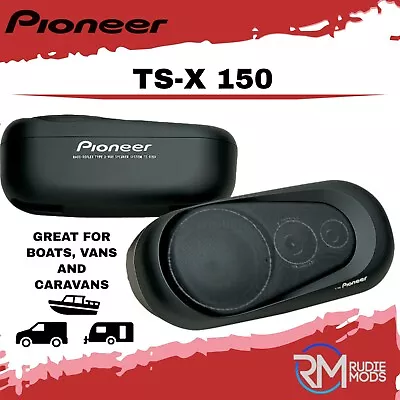 Pioneer TS-X150 Car Surface Mount Pod Speakers 3 Way 60w Van Motorhome • £79.95