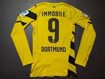 BORUSSIA DORTMUND Match Worn Prepared Jersey Shirt Trikot Lazio CIRO IMMOBILE #9 • $274