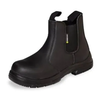 Beeswift Dual Density Safety Dealer Boot Black Toe Cap Shoe Work Safe UK SIZE 6 • £12.98