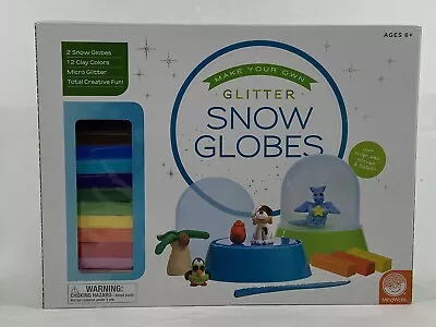 Make Your Own Glitter Snow Globes - Creative Activities - 2 Globes - Sealed Box • $23.99