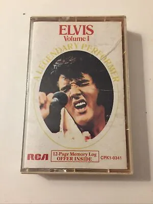 Elvis A Legendary Performer Vol. 1 By Elvis Presley (Cassette Mar-1992 RCA) • $1.95